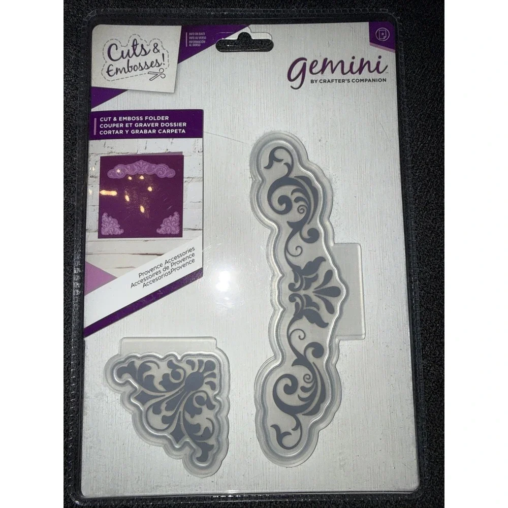 Provence Accessories Cut & Emboss Folder by Crafter's Companion Paper Craft 5x7